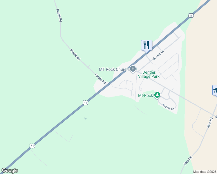 map of restaurants, bars, coffee shops, grocery stores, and more near 7500 Molly Pitcher Highway in Shippensburg