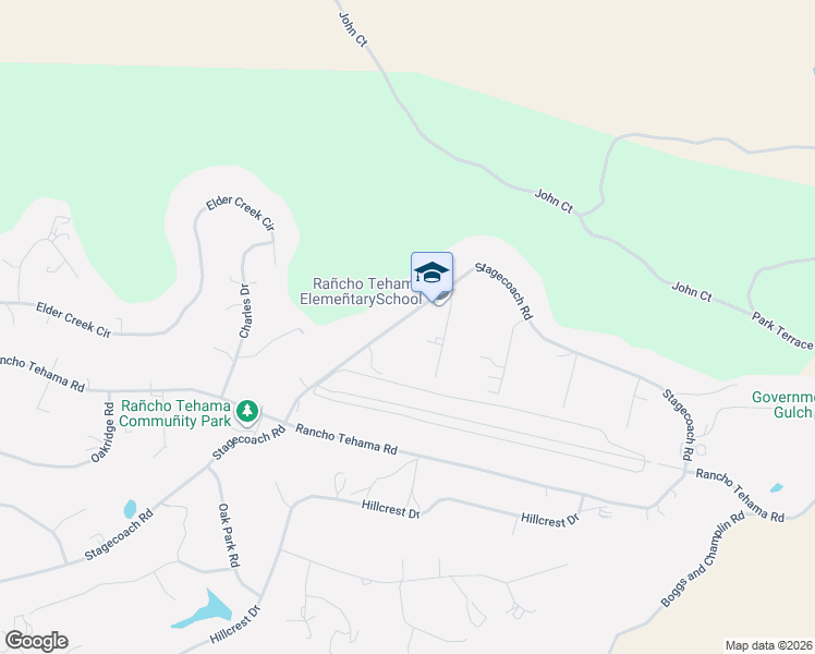 map of restaurants, bars, coffee shops, grocery stores, and more near 17327 Stagecoach Road in Corning