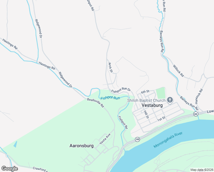 map of restaurants, bars, coffee shops, grocery stores, and more near 11 Vine Street in Vestaburg