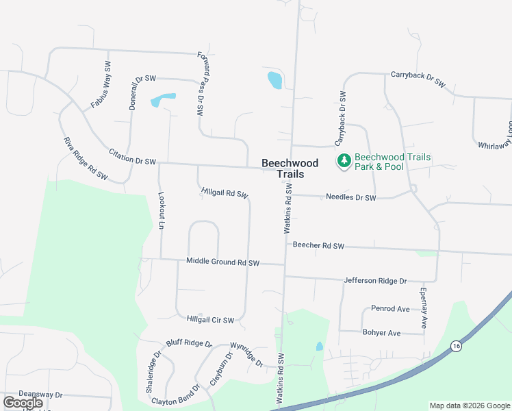map of restaurants, bars, coffee shops, grocery stores, and more near 249 Hillgail Road Southwest in Pataskala