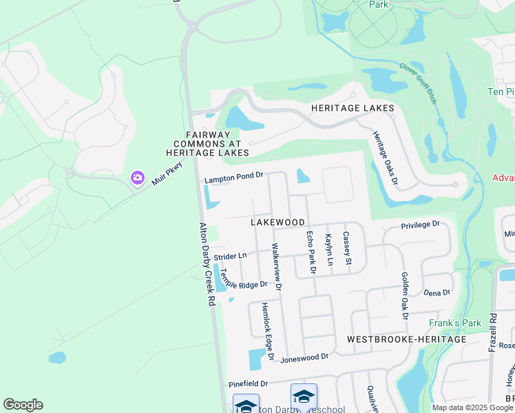 map of restaurants, bars, coffee shops, grocery stores, and more near 3256 Benbrook Pond Drive in Hilliard