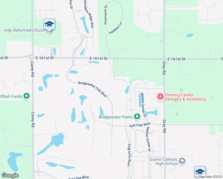 map of restaurants, bars, coffee shops, grocery stores, and more near 4120 Sterling Bluff Court in Carmel