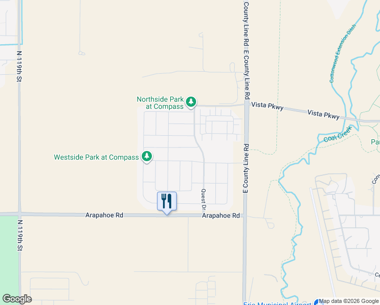 map of restaurants, bars, coffee shops, grocery stores, and more near 732 Drake Avenue in Erie