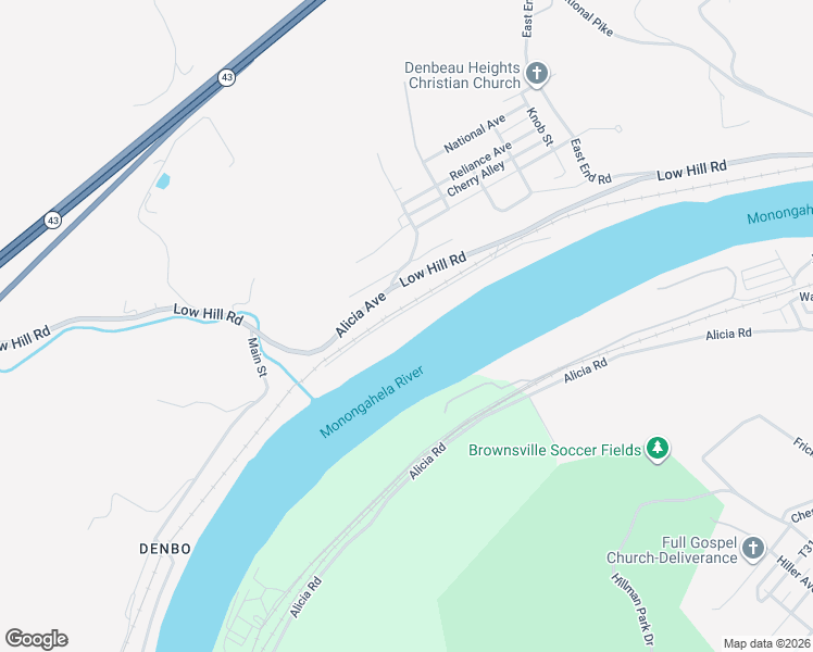 map of restaurants, bars, coffee shops, grocery stores, and more near 65 Vesta 7 Road in Brownsville