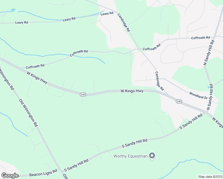 map of restaurants, bars, coffee shops, grocery stores, and more near 1103 West Kings Highway in Coatesville
