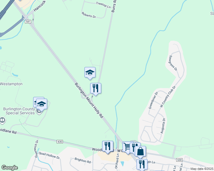 115 Burrs Road, Burlington NJ Walk Score