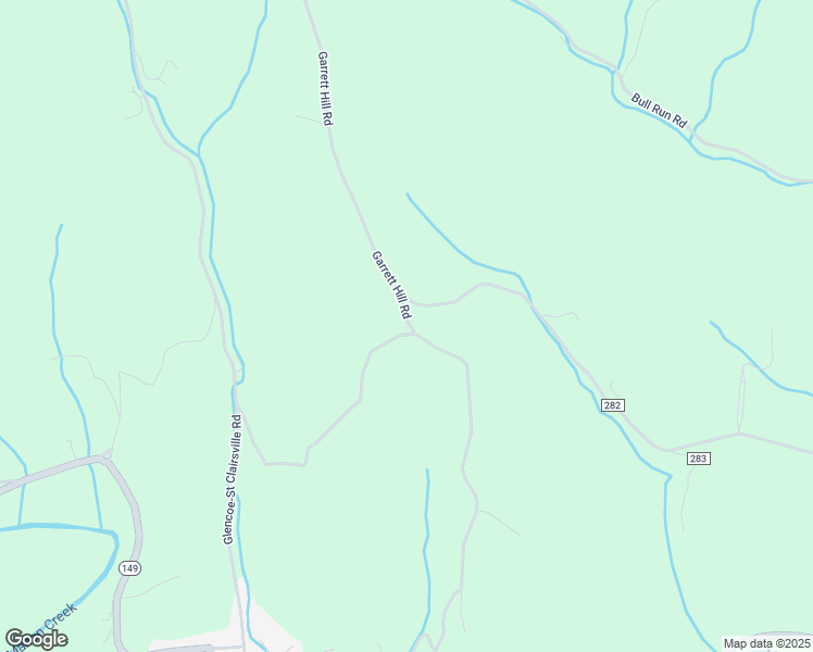 map of restaurants, bars, coffee shops, grocery stores, and more near 64685 Garrett Hill Road in Saint Clairsville