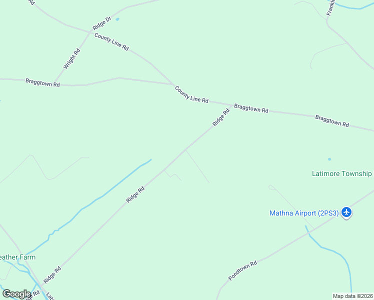 map of restaurants, bars, coffee shops, grocery stores, and more near 1769 Ridge Road in York Springs