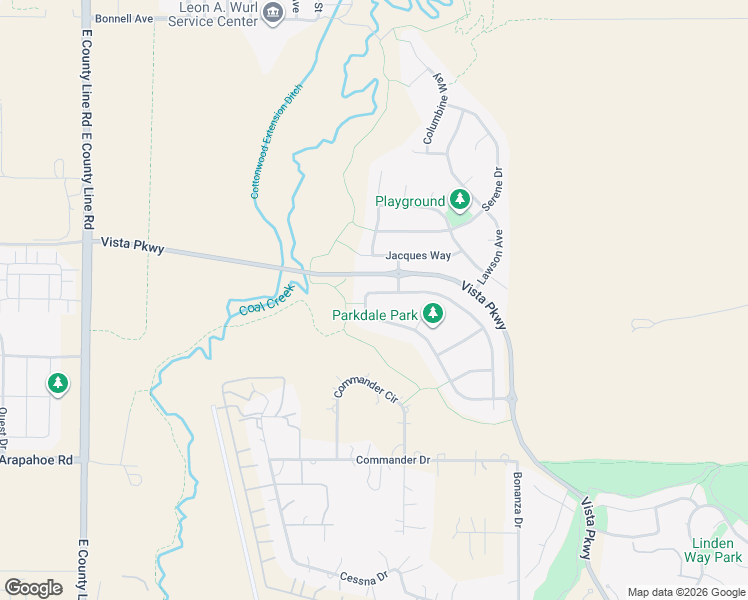map of restaurants, bars, coffee shops, grocery stores, and more near 1664 North Parkdale Circle in Erie