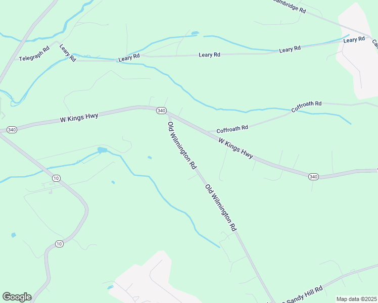 map of restaurants, bars, coffee shops, grocery stores, and more near 130 Old Wilmington Road in Coatesville