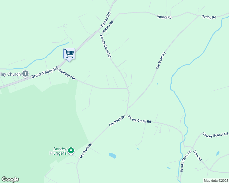map of restaurants, bars, coffee shops, grocery stores, and more near 4800 Fahringer Drive in York