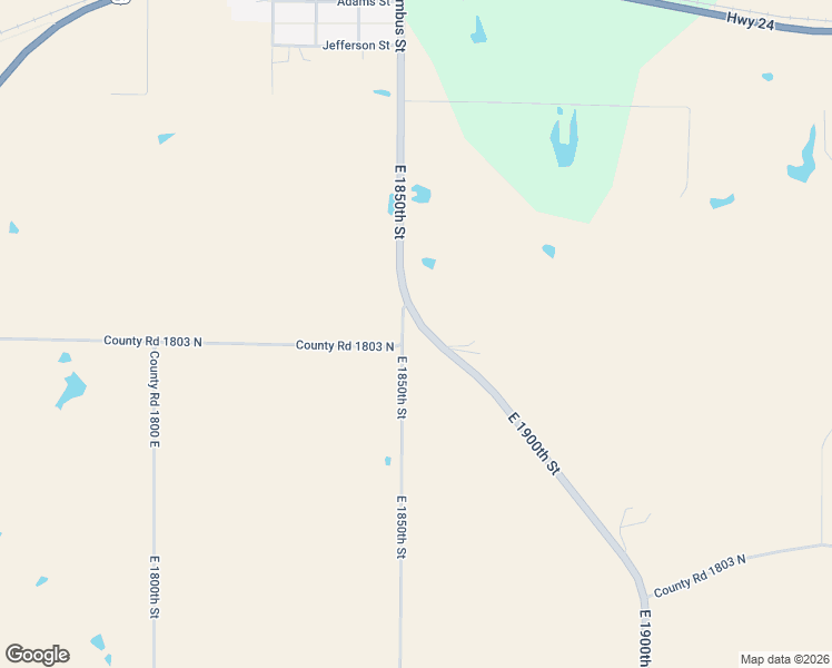 map of restaurants, bars, coffee shops, grocery stores, and more near 1806 East 1852nd Street in Coatsburg