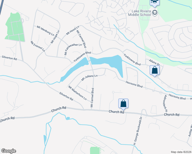 map of restaurants, bars, coffee shops, grocery stores, and more near 1900 Mount Juliano Lane in Toms River