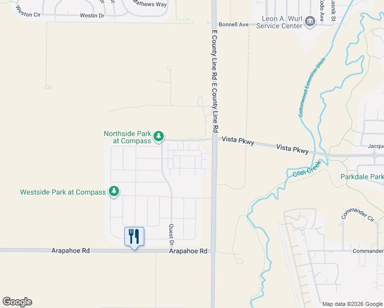 map of restaurants, bars, coffee shops, grocery stores, and more near 1565 Burke Drive in Erie