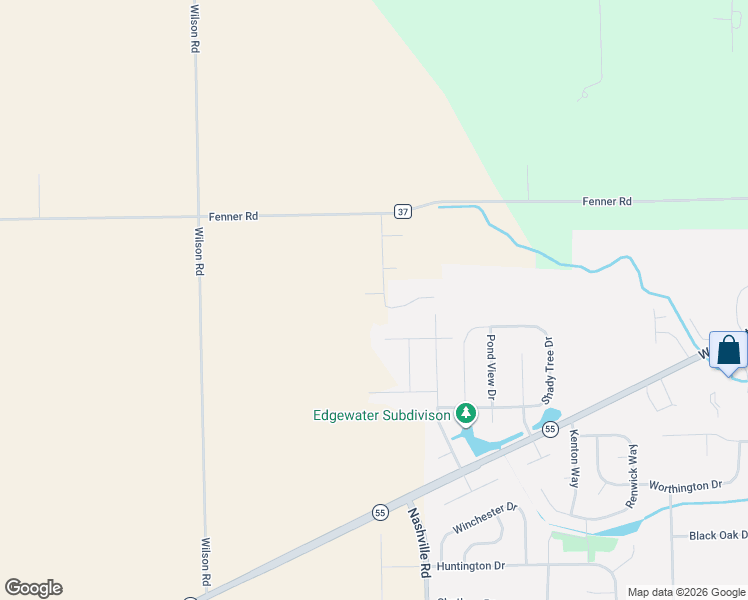 map of restaurants, bars, coffee shops, grocery stores, and more near 2869 Amberwood Drive in Troy