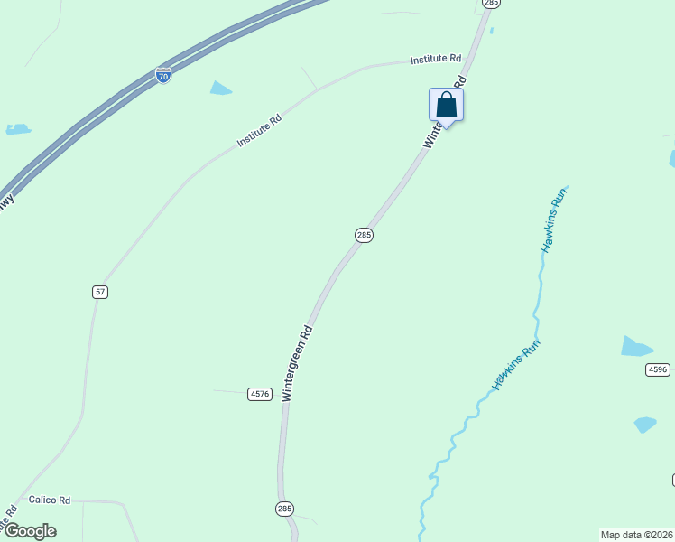 map of restaurants, bars, coffee shops, grocery stores, and more near 63819 Wintergreen Road in Lore City