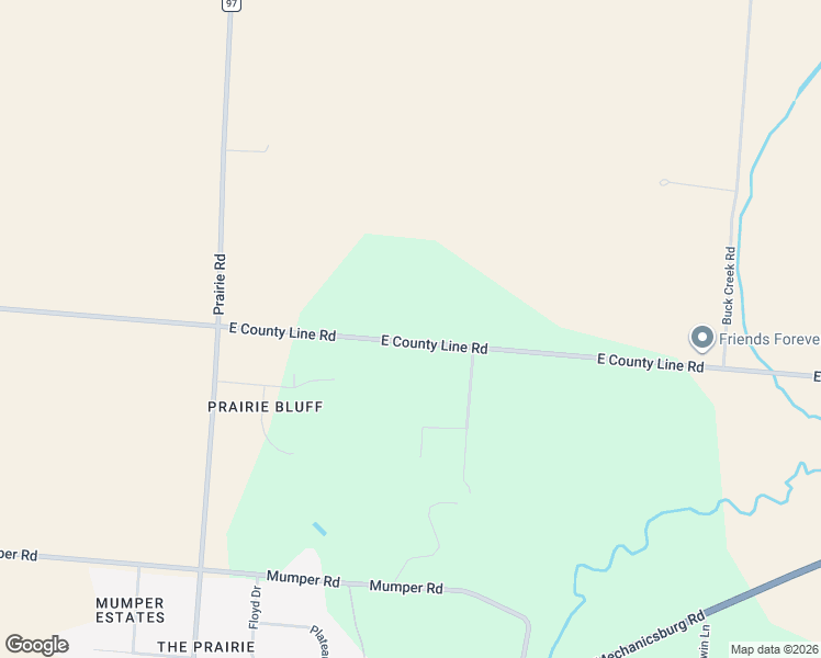 map of restaurants, bars, coffee shops, grocery stores, and more near 4954 East County Line Road in Springfield