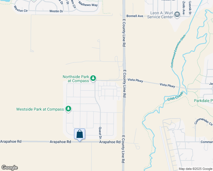 map of restaurants, bars, coffee shops, grocery stores, and more near 1565 Burke Drive in Erie