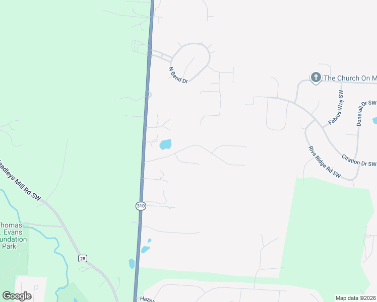 map of restaurants, bars, coffee shops, grocery stores, and more near 204 Apple Blossom Road Southwest in Pataskala