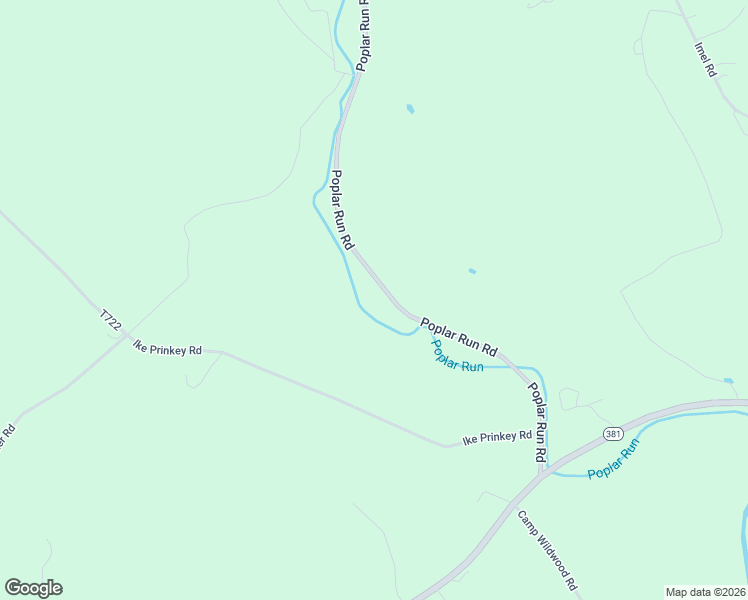 map of restaurants, bars, coffee shops, grocery stores, and more near 223 Poplar Run Rd in Normalville