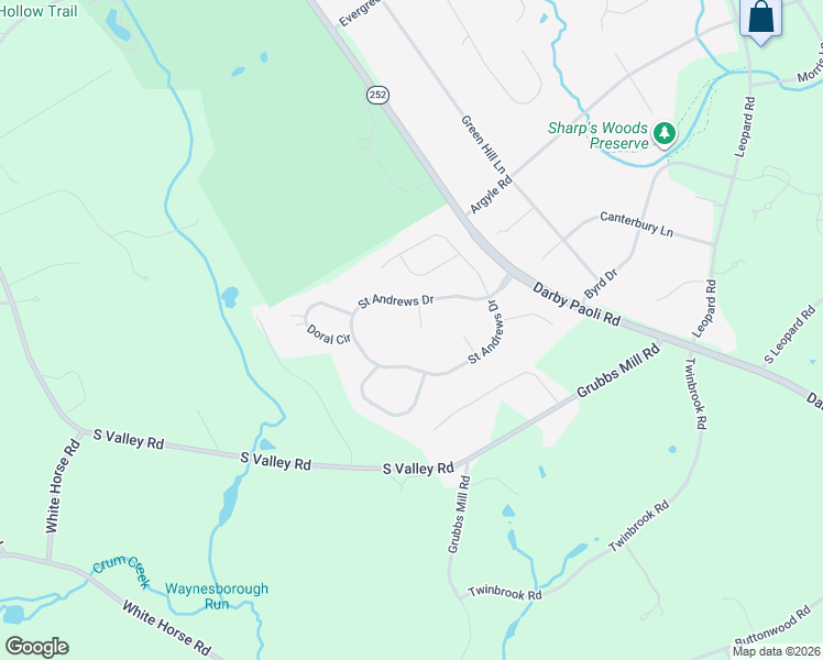 map of restaurants, bars, coffee shops, grocery stores, and more near 604 Muirfield Court in Berwyn