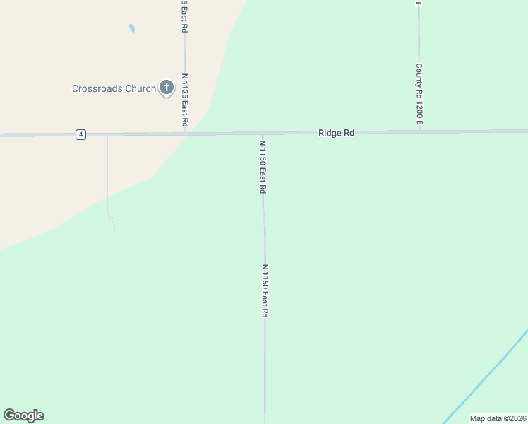 map of restaurants, bars, coffee shops, grocery stores, and more near 1575 North 1150 East Road in Monticello