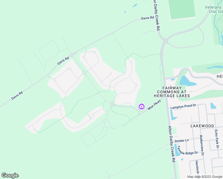 map of restaurants, bars, coffee shops, grocery stores, and more near 3523 Goldenrod Street in Hilliard