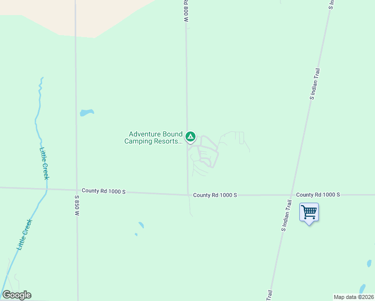 map of restaurants, bars, coffee shops, grocery stores, and more near 9776 South 800 West in Modoc