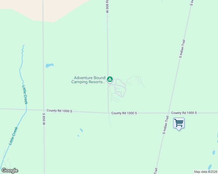 map of restaurants, bars, coffee shops, grocery stores, and more near 9776-9998 South 800 West in Modoc