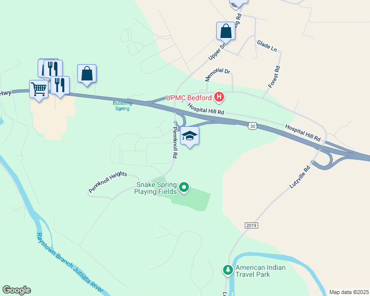 map of restaurants, bars, coffee shops, grocery stores, and more near 195 Pennknoll Road in Everett