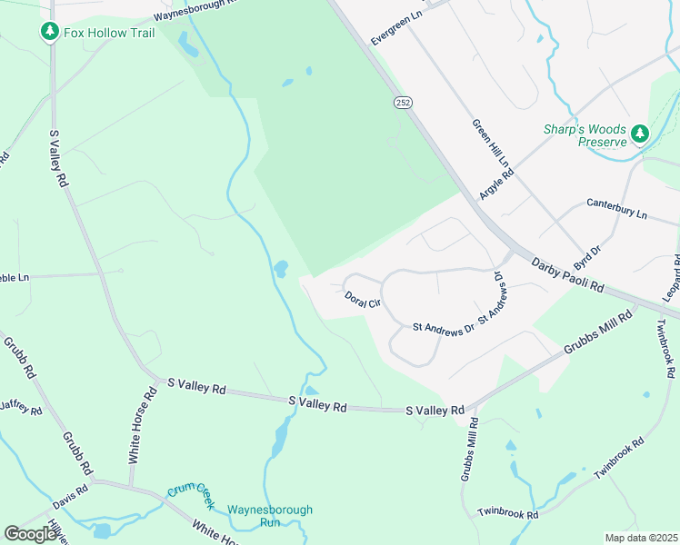 map of restaurants, bars, coffee shops, grocery stores, and more near 505 Doral Circle in Berwyn