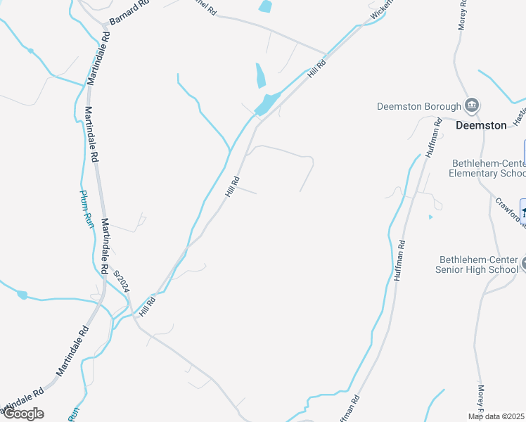 map of restaurants, bars, coffee shops, grocery stores, and more near 48 Hill Road in Fredericktown