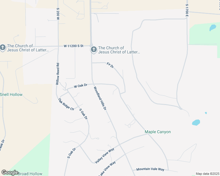 map of restaurants, bars, coffee shops, grocery stores, and more near 65 East Maple Drive in Woodland Hills