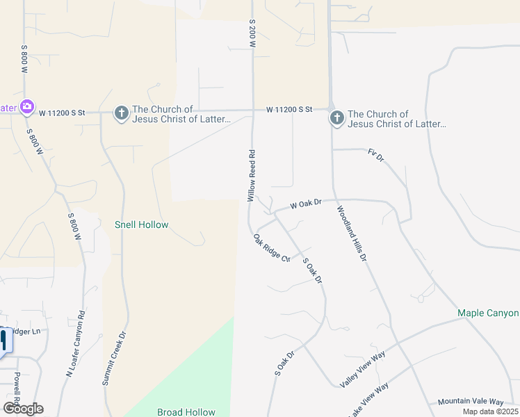 map of restaurants, bars, coffee shops, grocery stores, and more near 195 South Oak Drive in Woodland Hills