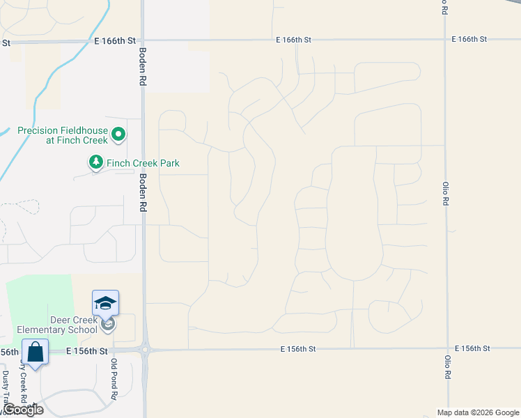 map of restaurants, bars, coffee shops, grocery stores, and more near 15834 Boden Road in Noblesville