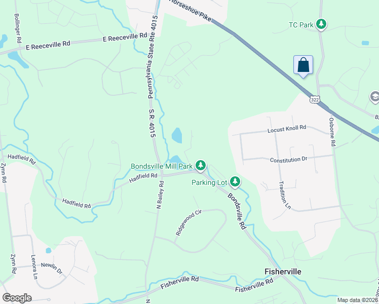 map of restaurants, bars, coffee shops, grocery stores, and more near 1651 Bondsville Road in Downingtown