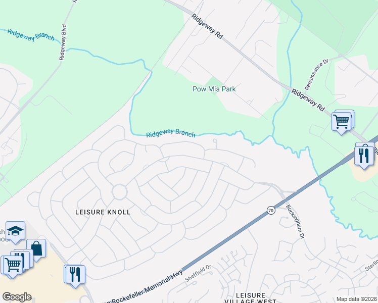 map of restaurants, bars, coffee shops, grocery stores, and more near 72 Buckingham Drive North in Manchester Township