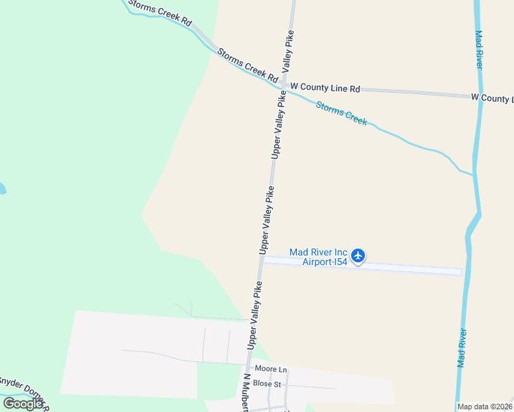 map of restaurants, bars, coffee shops, grocery stores, and more near 6601 Upper Valley Pike in Springfield