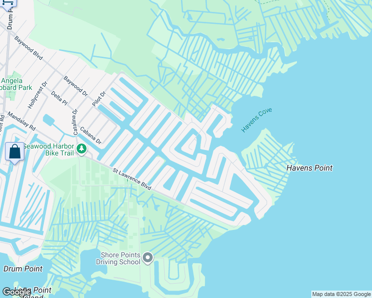 map of restaurants, bars, coffee shops, grocery stores, and more near 8 Seville Drive in Brick Township