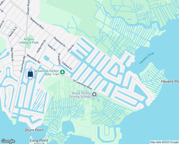 map of restaurants, bars, coffee shops, grocery stores, and more near 29 West Pampano Drive in Brick