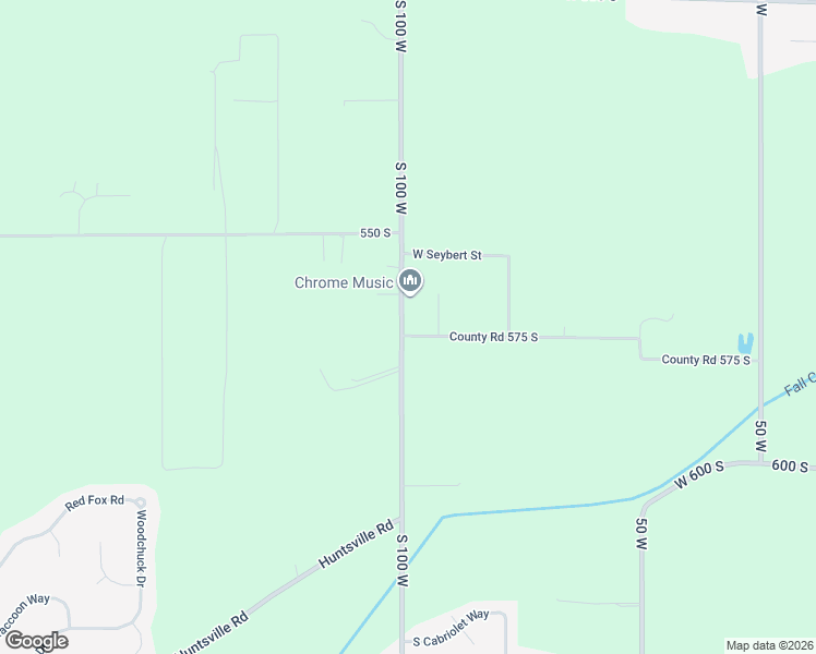 map of restaurants, bars, coffee shops, grocery stores, and more near 5700 County Road 100 West in Pendleton