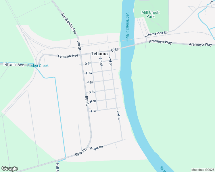 map of restaurants, bars, coffee shops, grocery stores, and more near in Tehama