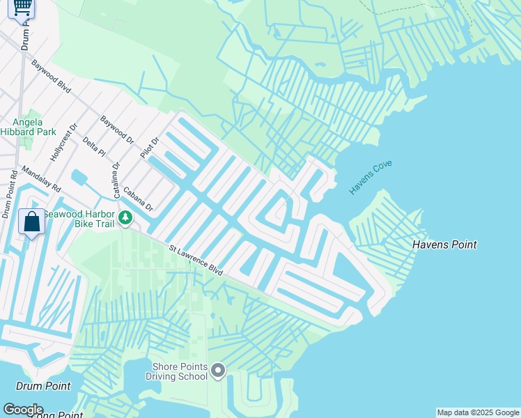 map of restaurants, bars, coffee shops, grocery stores, and more near 8 Seville Drive in Brick Township