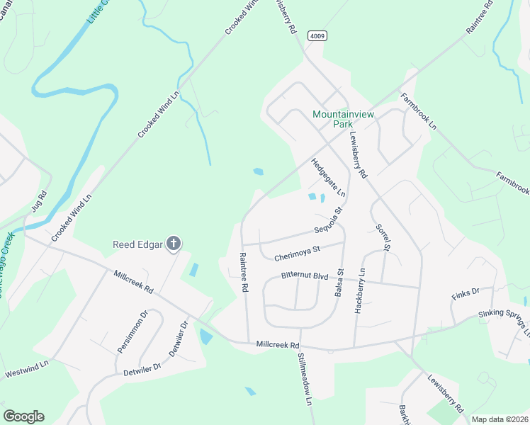 map of restaurants, bars, coffee shops, grocery stores, and more near 1100 Sequoia Street in York