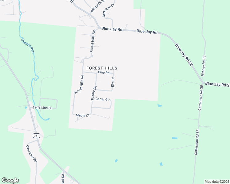 map of restaurants, bars, coffee shops, grocery stores, and more near 930 Elm Court in Heath