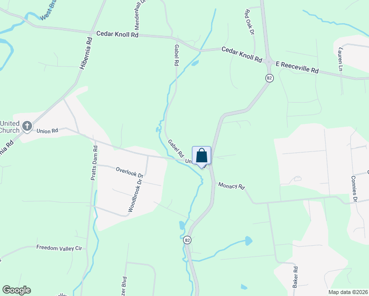 map of restaurants, bars, coffee shops, grocery stores, and more near 104 Gabel Road in Coatesville