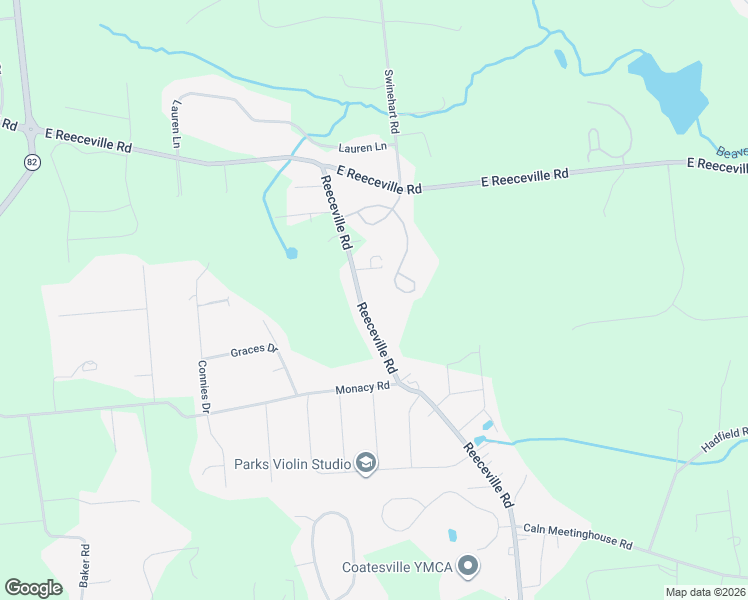 map of restaurants, bars, coffee shops, grocery stores, and more near 71 Ashberry Lane in Chester County