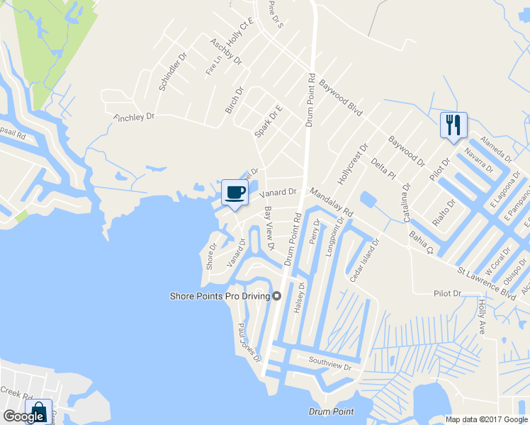 map of restaurants, bars, coffee shops, grocery stores, and more near 31 Adair Drive in Brick Township