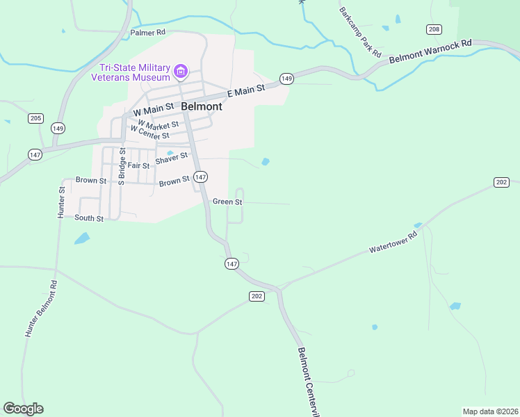 map of restaurants, bars, coffee shops, grocery stores, and more near 42400 Green Street in Belmont