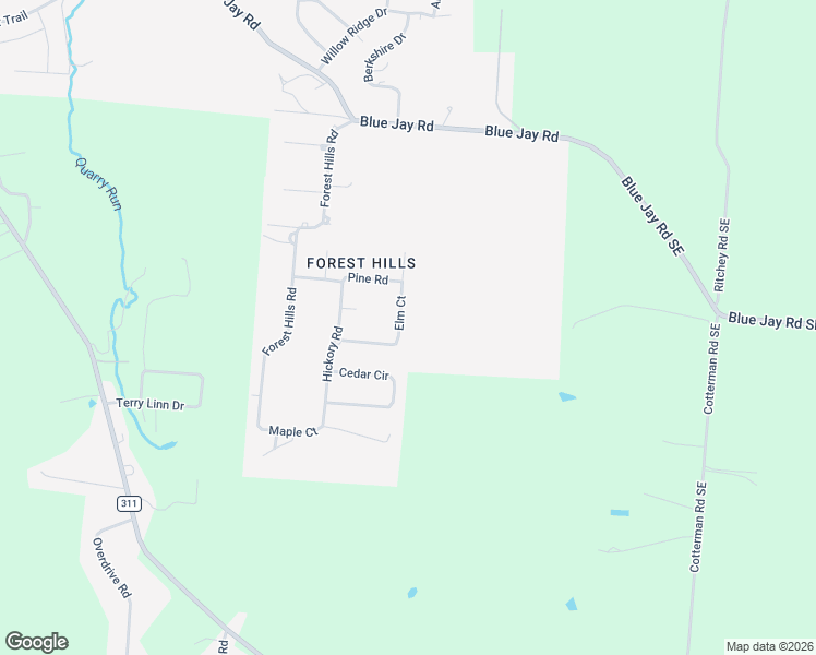 map of restaurants, bars, coffee shops, grocery stores, and more near 930 Elm Court in Heath